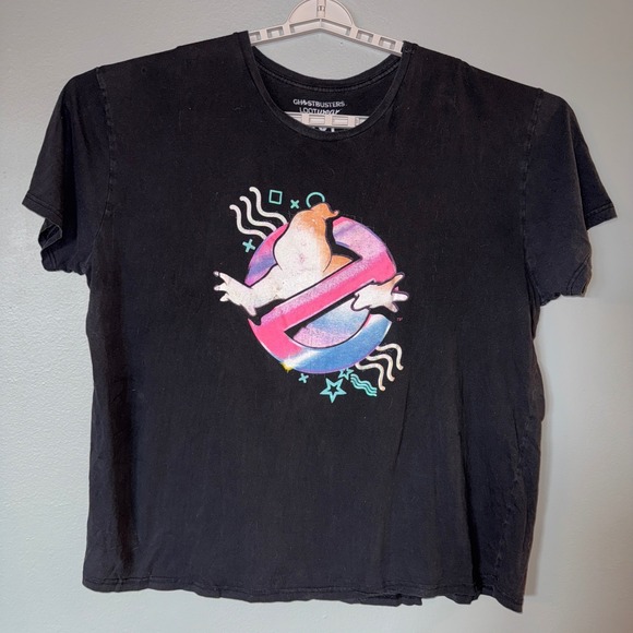 Ghostbusters Lootwear Exclusive 3XL T Shirt Women's Black Graphic Tee - Picture 1 of 7
